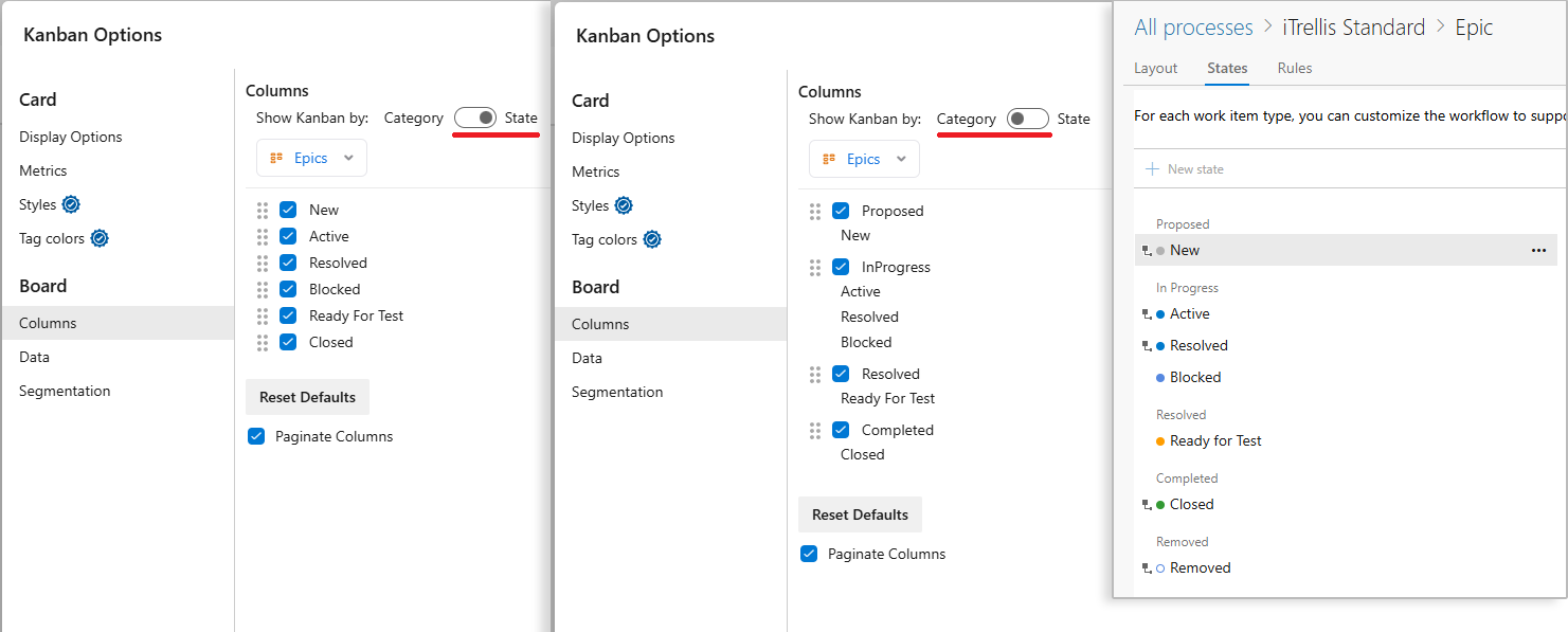 Kanban Columns